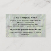 Carte De Visite Photo agricole de paysage de maïs (Dos)