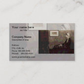 Carte De Visite Photo Arrière - plan fantôme modèle (Devant)