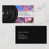 Carte de visite photo Arrière - plan personnalisé (Devant / Derrière)