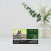 Carte De Visite Photo aux pieds - écureuil gris (Debout devant)