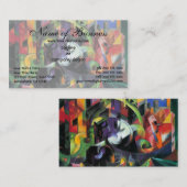 Carte De Visite Photo avec Cattle Marc; Bild mit Rindern (Devant / Derrière)