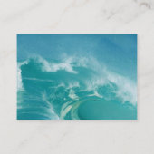Carte De Visite Photo Big Breaking Waves - Surf instructeur (Dos)