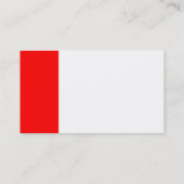 Carte de visite photo blanc gris-rouge clair (Dos)