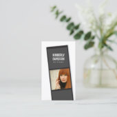 Carte De Visite Photo Booth Film Strip pour Acteurs, Modèles (Debout devant)