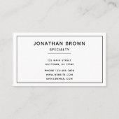 Carte de visite photo Bridge (Dos)