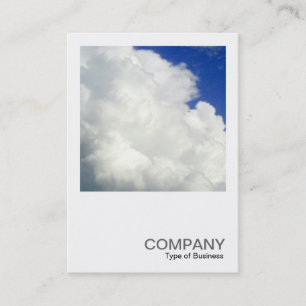 Carte De Visite Photo carré 0178 - Nuages colossaux