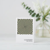Carte De Visite Photo carré 0194 - Op Art (Debout devant)