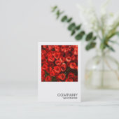 Carte De Visite Photo carré 01 - Tulipes (Debout devant)