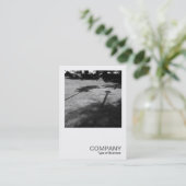 Carte De Visite Photo carré 022 - Ombres (Debout devant)