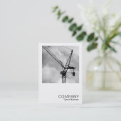 Carte De Visite Photo carré 0247 - Grue tour (Debout devant)