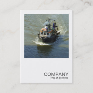 Carte De Visite Photo carré 0251 - Petit chalutier