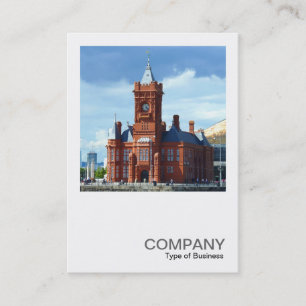 Carte De Visite Photo carré 0256 - Pierhead Building Cardiff, Wal