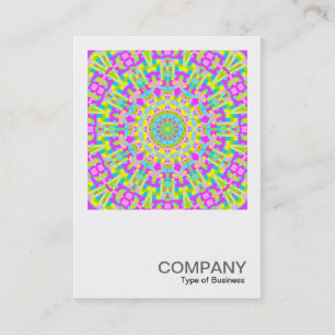 Carte De Visite Photo carré 0270 - Kaleidoscope coloré