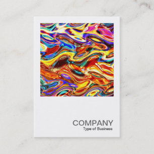 Carte De Visite Photo carré 0299 - Mélange de couleurs 01