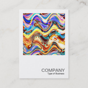 Carte De Visite Photo carré 0300 - Mélange de couleurs 02