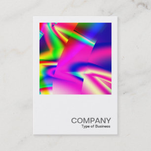 Carte De Visite Photo carré 0371 - Fractale colorée