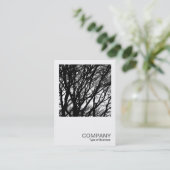 Carte De Visite Photo carré 0392 - Branches d'hiver SC (Debout devant)