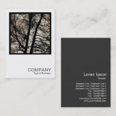 Carte De Visite Photo carré 0433 - Arbre Spirits (Devant / Derrière)