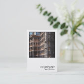 Carte De Visite Photo carré 0450 - Construction (Debout devant)