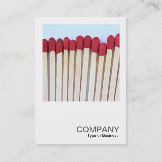 Carte De Visite Photo carré 0539 - Matches 03 (Devant)