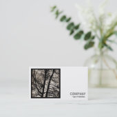 Carte De Visite Photo carré (v2) - Arbre (Debout devant)