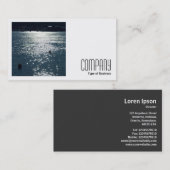 Carte De Visite Photo carré (v2) - Baie Cardiff (Devant / Derrière)