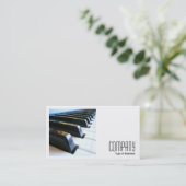 Carte De Visite Photo carré (v2) - Clavier (Debout devant)