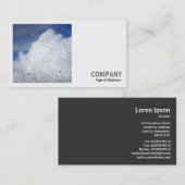 Carte De Visite Photo carré (v2) - Douches d'avril (Devant / Derrière)