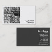 Carte De Visite Photo carré (v2) - Échafaudage (Devant / Derrière)