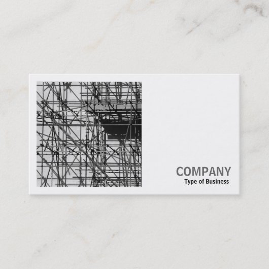 Carte De Visite Photo carré (v2) - Échafaudage (Devant)