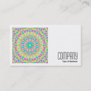 Carte De Visite Photo carré (v2) - Kaleidoscope coloré 06