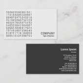 Carte De Visite Photo carré (v2) - Nombre aléatoire (Devant / Derrière)