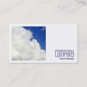 Carte De Visite Photo carré (v2) - Nuages colossaux