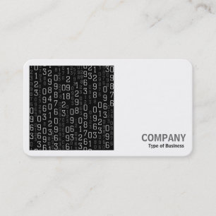 Carte De Visite Photo carré (v2) - Numéros en cascade