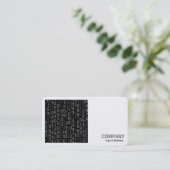 Carte De Visite Photo carré (v2) - Numéros en cascade (Debout devant)