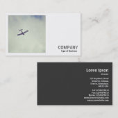 Carte De Visite Photo carré (v2) - Plan de passage (Devant / Derrière)