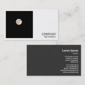 Carte De Visite Photo carré (v2) - Pleine lune (Devant / Derrière)