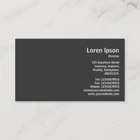 Carte De Visite Photo carré (v2) - Sun Through Trees B&W (Dos)