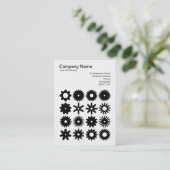 Carte De Visite Photo carré (v3) - Cogs (Debout devant)