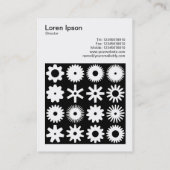 Carte De Visite Photo carré (v3) - Cogs 02 (Dos)