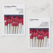 Carte De Visite Photo carré (v3) - Correspondances 02 (Devant / Derrière)