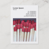 Carte De Visite Photo carré (v3) - Correspondances 02 (Dos)