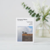 Carte De Visite Photo carré (v3) - Good Morning Pigeon (Debout devant)