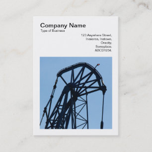 Carte De Visite Photo carré (v3) - Grue tour (détails)