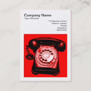 Carte De Visite Photo carré (v3) - Ligne téléphonique 03