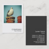 Carte De Visite Photo carrée 0427 - perche préférée (Devant / Derrière)