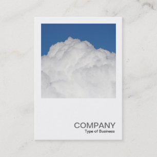 Carte De Visite Photo carrée 0516 - Nuage cumulus