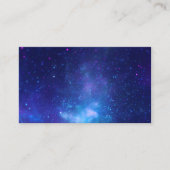 Carte De Visite Photo céleste Aqua Blue Galactic Centre (Devant)