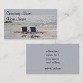 Carte De Visite Photo côtière (Devant / Derrière)