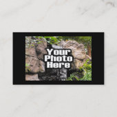 Carte De Visite Photo couleur personnalisée (Dos)